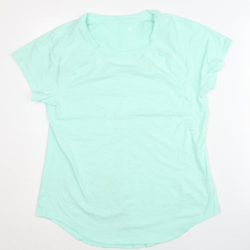 All in Motion Women's Green T-Shirt, Size L, Activewear