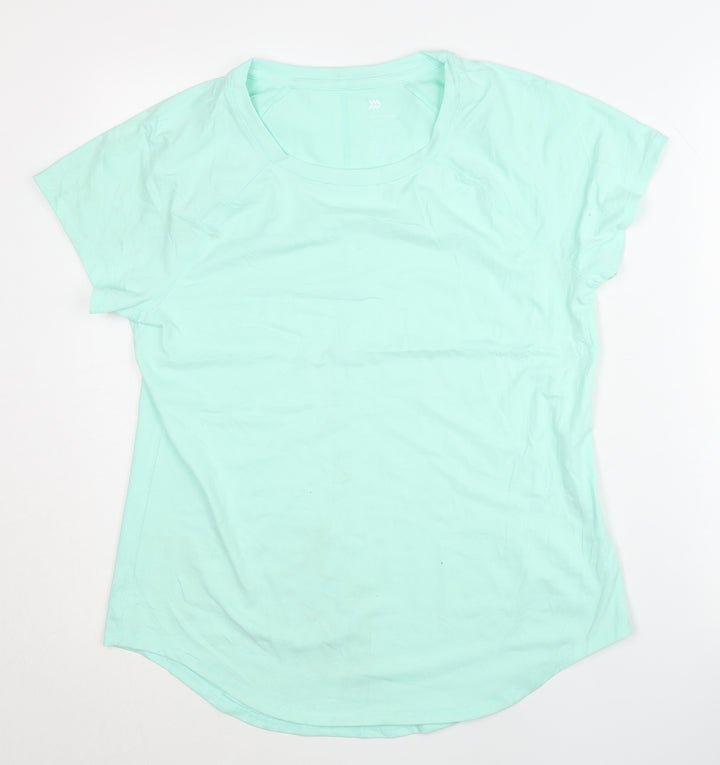 All in Motion Women's Green T-Shirt, Size L, Activewear