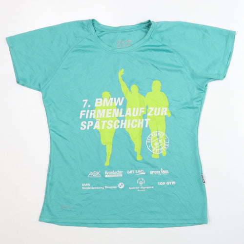 Cana Sports Women Blue T-Shirt Size 10