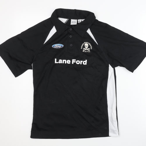 Biz Collection Unisex Kids Black Polo Shirt - Size 12 Years