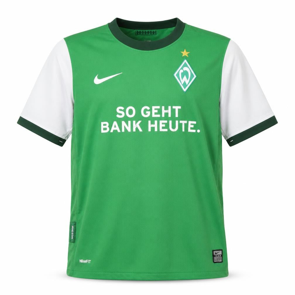 Nike Boys Green Football Jersey L Short Sleeve