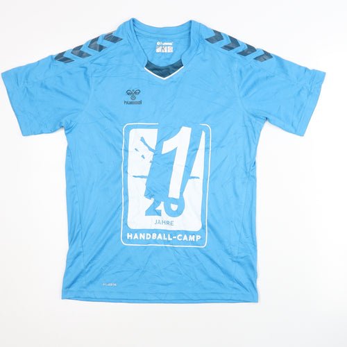 Hummel Boys Blue Handball Camp T-Shirt 14 Years