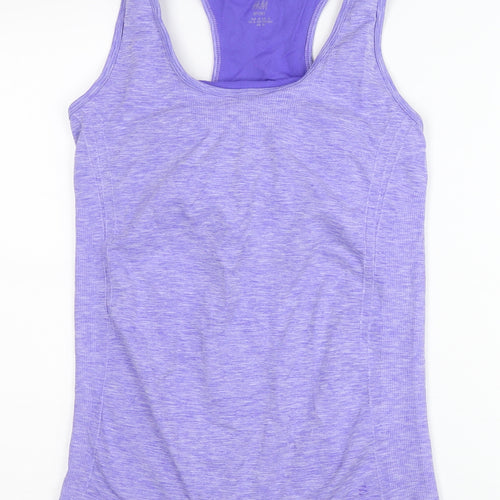 H&M Women's Purple Racerback Tank Top, Size M