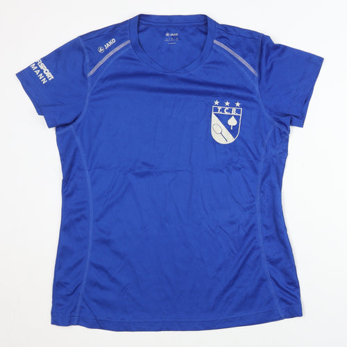 Jako Women’s Blue Tennis T-Shirt, Size 16, Polyester
