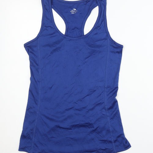 Active Touch Women's Blue Tank Top, Size M, Polyester