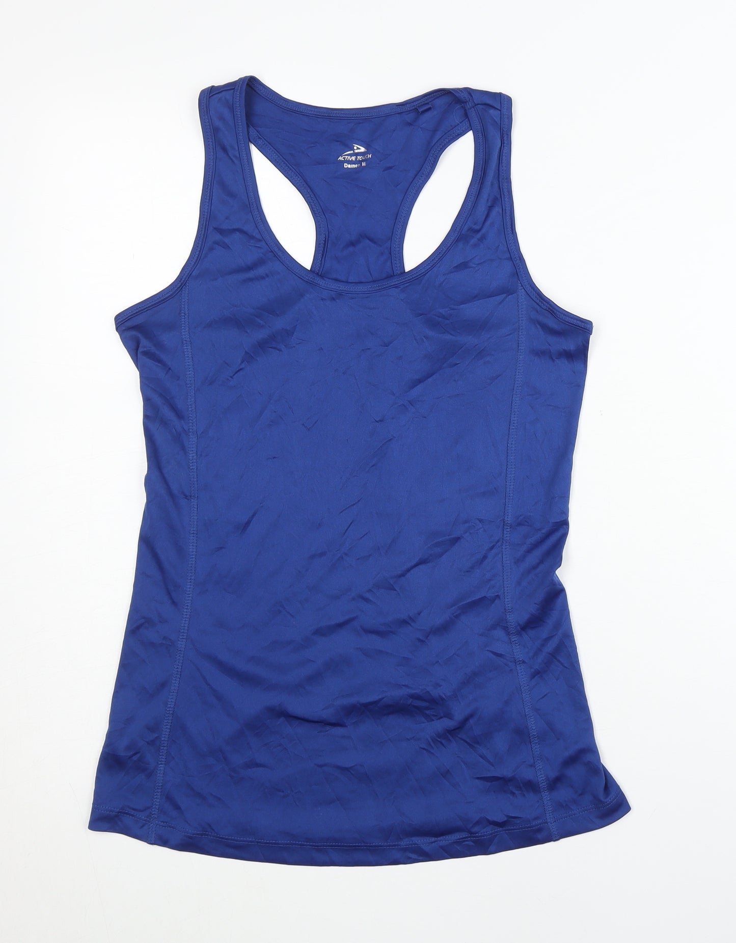 Active Touch Women's Blue Tank Top, Size M, Polyester