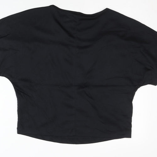 Active Touch Women's Black Crew Neck Top Size S
