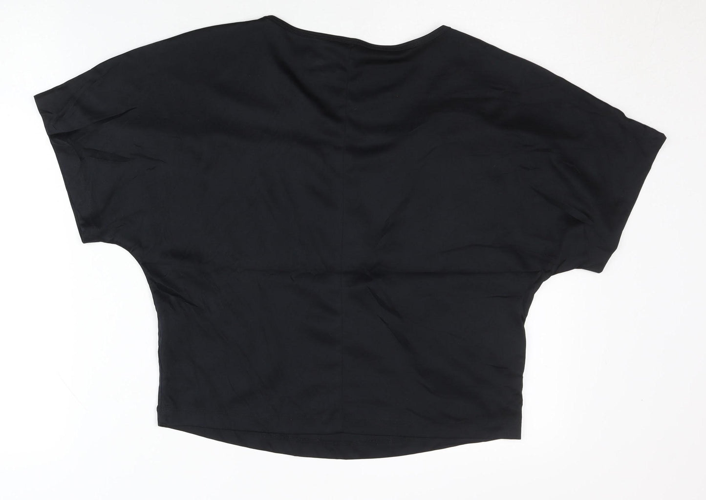 Active Touch Women's Black Crew Neck Top Size S