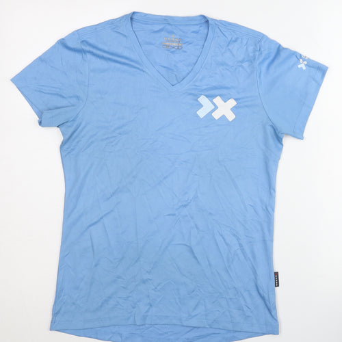 Hakro Blue Unisex Kids T-Shirt, Size M, Activewear Short Sleeve