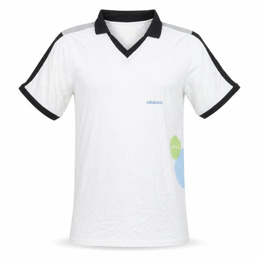 Front view of James & Nicholson Men's White T-Shirt Medium