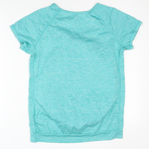 H&M Women's Green T-Shirt Short Sleeve