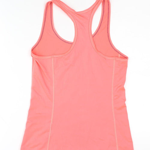 H&M Women's Pink Racerback Tank Top - Size 8
