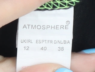 Atmosphere Women's Black Tank Top Size 12