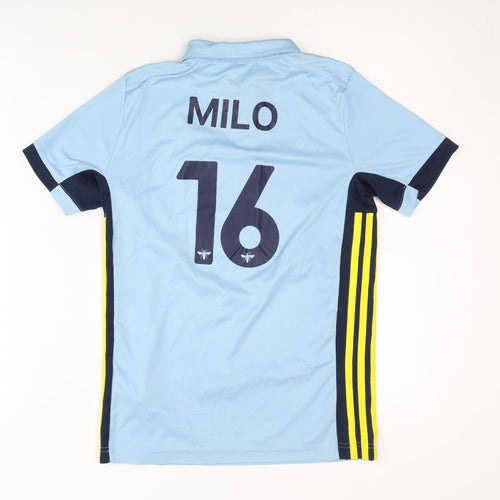 Adidas Children's German Blue Training Shirt, Size 11-12 Years