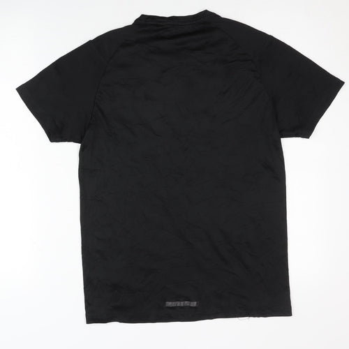 F4Workout Men's Black M Regular Fit T-Shirt