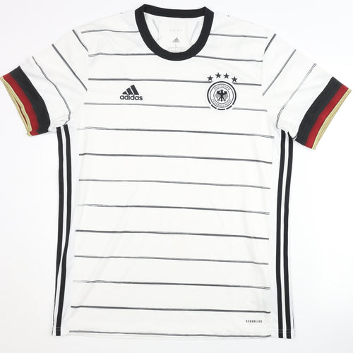 Adidas Germany Home Shirt L White, Adult Football Jersey