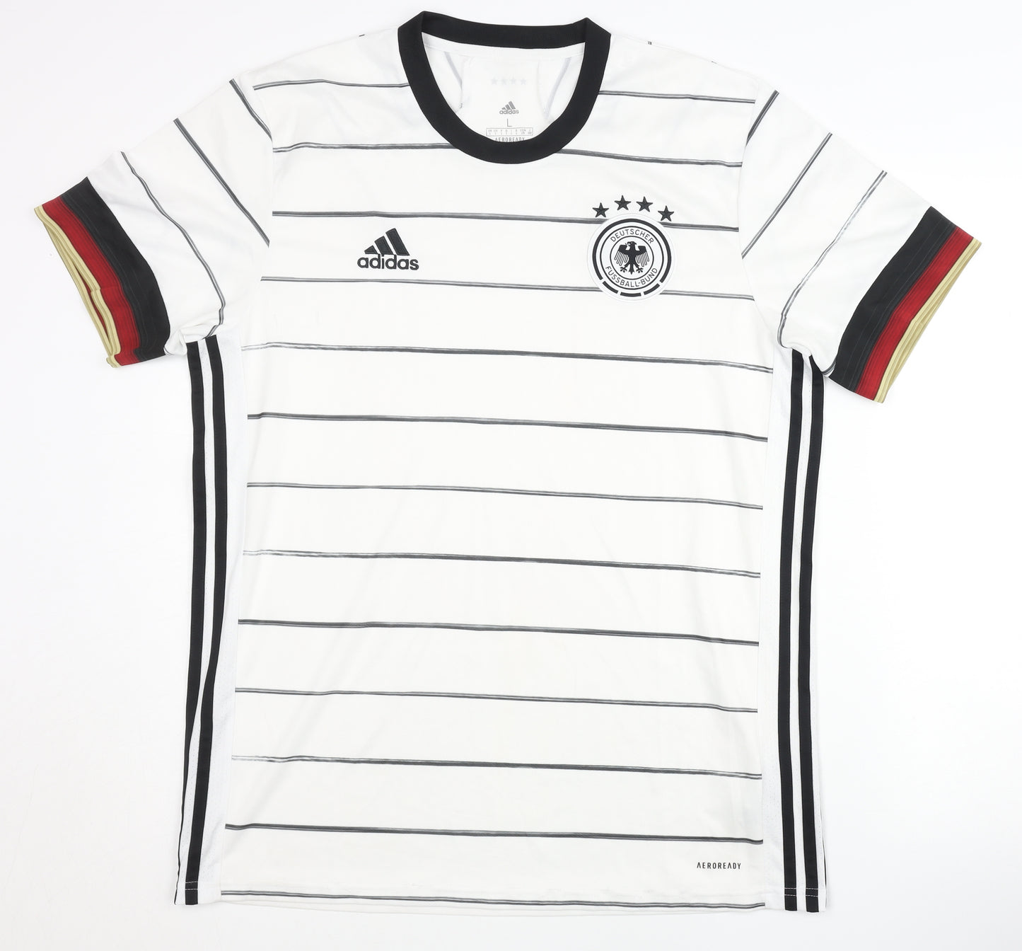 Adidas Germany Home Shirt L White, Adult Football Jersey
