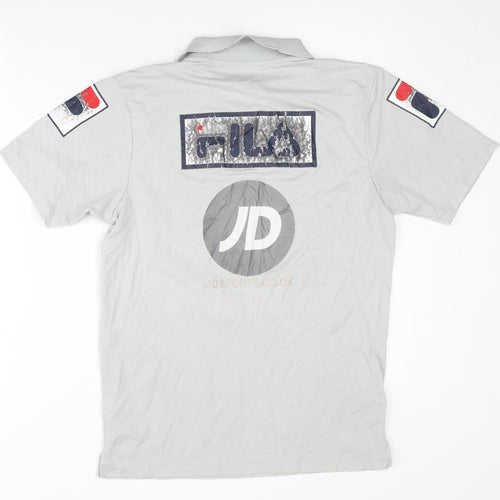 Fila Carlisle United Away Shirt Grey M Adults Short Sleeves
