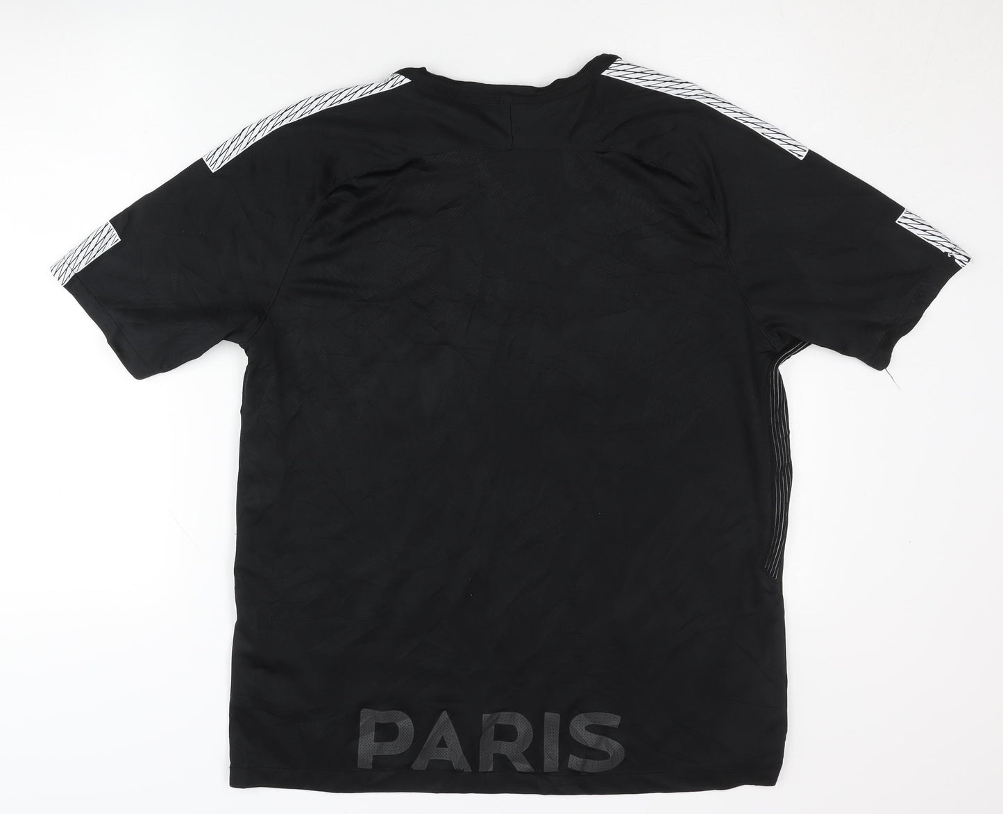 Nike PSG Black XL Short Sleeve Shirt for Adults