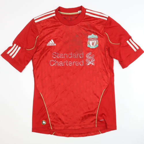 Adidas Red Liverpool FC Home Shirt for Adults, Short Sleeves