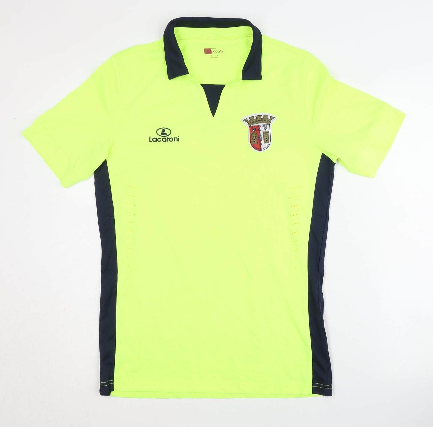 Lacatoni Adult Yellow Braga Training Shirt M Short Sleeves