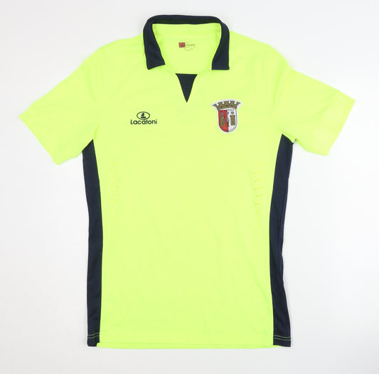 Lacatoni Adult Yellow Braga Training Shirt M Short Sleeves