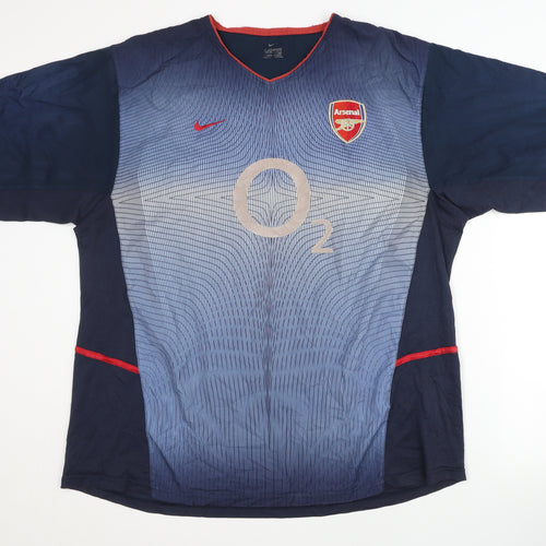 Nike Arsenal Away Football Shirt - Large, Blue