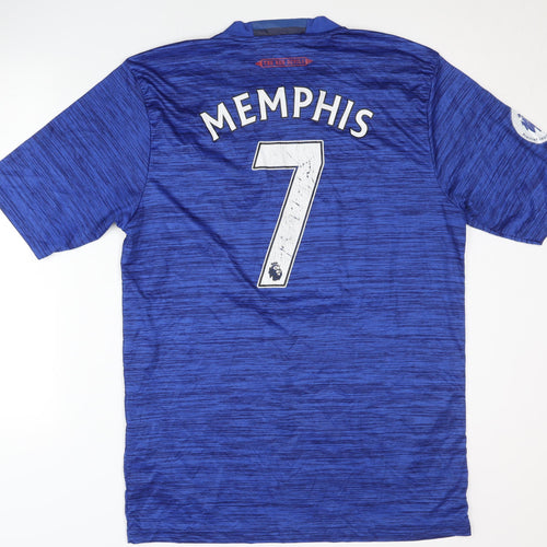 Adidas Men's Blue XXL Away Shirt - Memphis #7