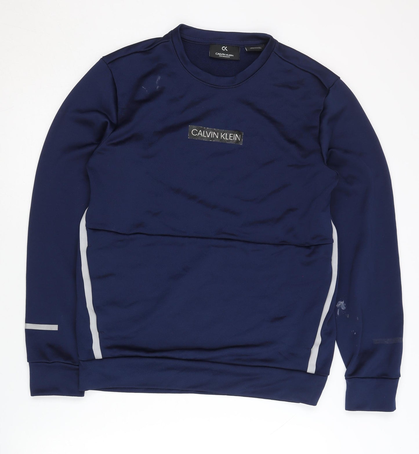 Calvin Klein Men's Blue Pullover Sweatshirt S