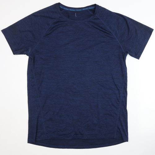 Active Blue Men's Gym T-Shirt L, Lightweight