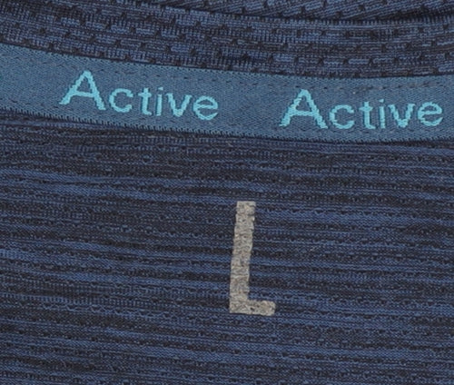 Active Blue Men's Gym T-Shirt L, Lightweight