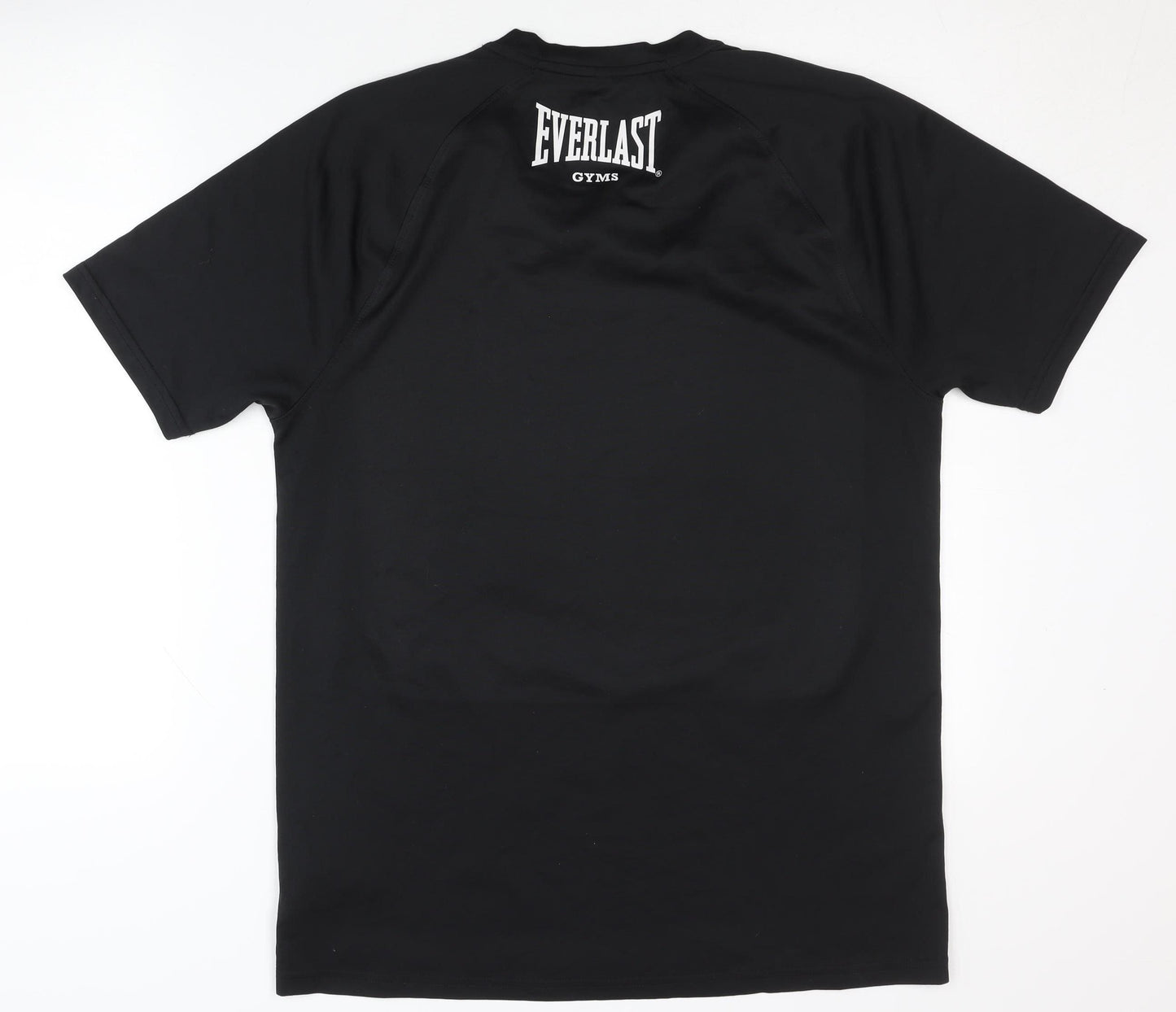 Everlast Men's Black Gym T-Shirt, Size L, Logo Print