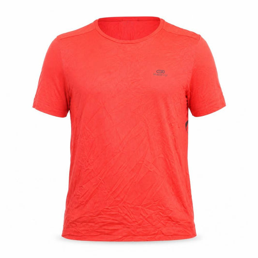 Front view of Kalenji Red Men's S Running T-Shirt