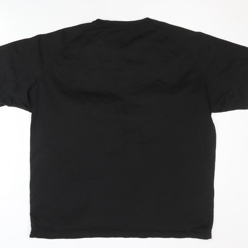 Quechua Men's Black XL T-Shirt for Hiking & Training