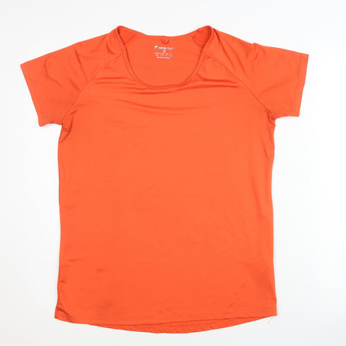 Work Out Women's Orange XS Pullover T-Shirt