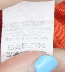 Work Out Women's Orange XS Pullover T-Shirt