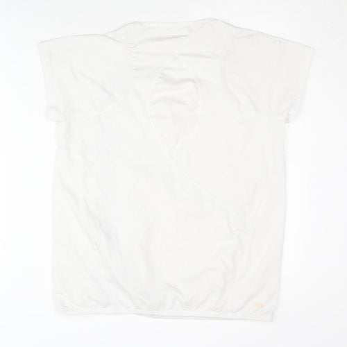 Adidas Women's White Short Sleeve Pullover Top M