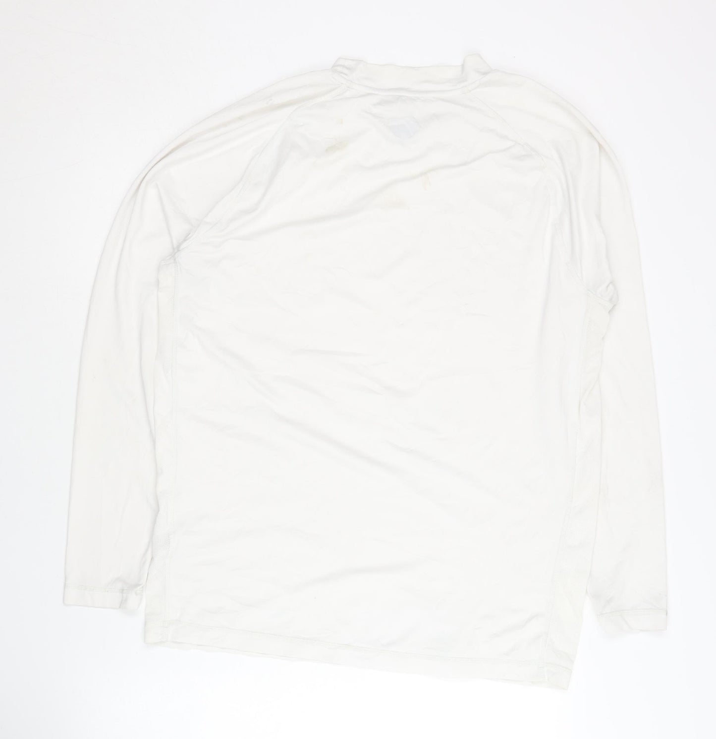 Umbro Men's White Long Sleeve Pullover XXL Top