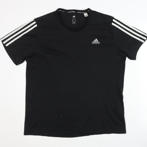 Adidas Men's Black L Sports T-Shirt