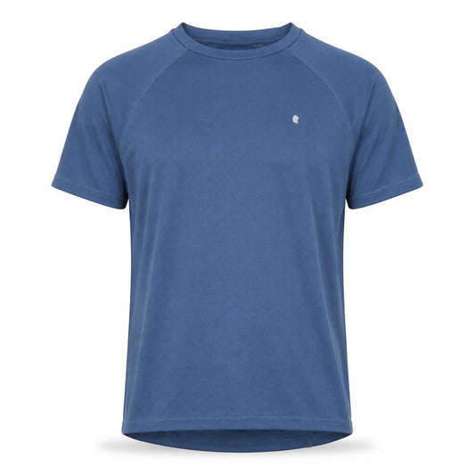 Front view of Asics Men's Blue S Running T-Shirt Reflective