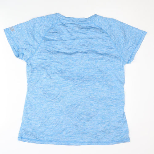 Skechers Women's Blue XL V-Neck T-Shirt