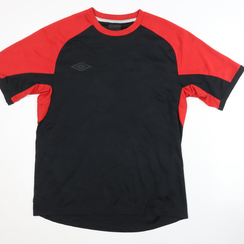 Umbro Men's Black L Football T-Shirt