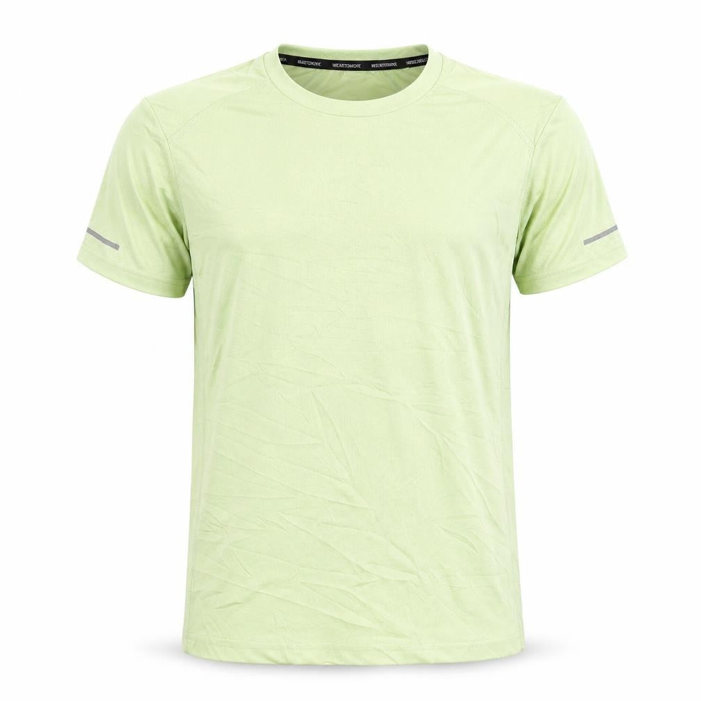 Wear to Move Men's Green T-Shirt, Size S, Reflective