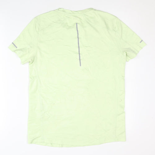 Wear to Move Men's Green T-Shirt, Size S, Reflective