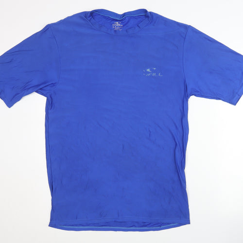 O'Neill Men's Blue Rash Guard Short Sleeve S