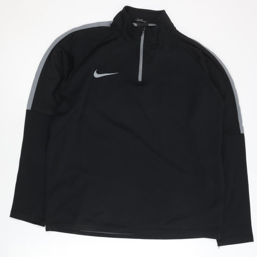 Nike Men's Black 1/4 Zip Sweatshirt M