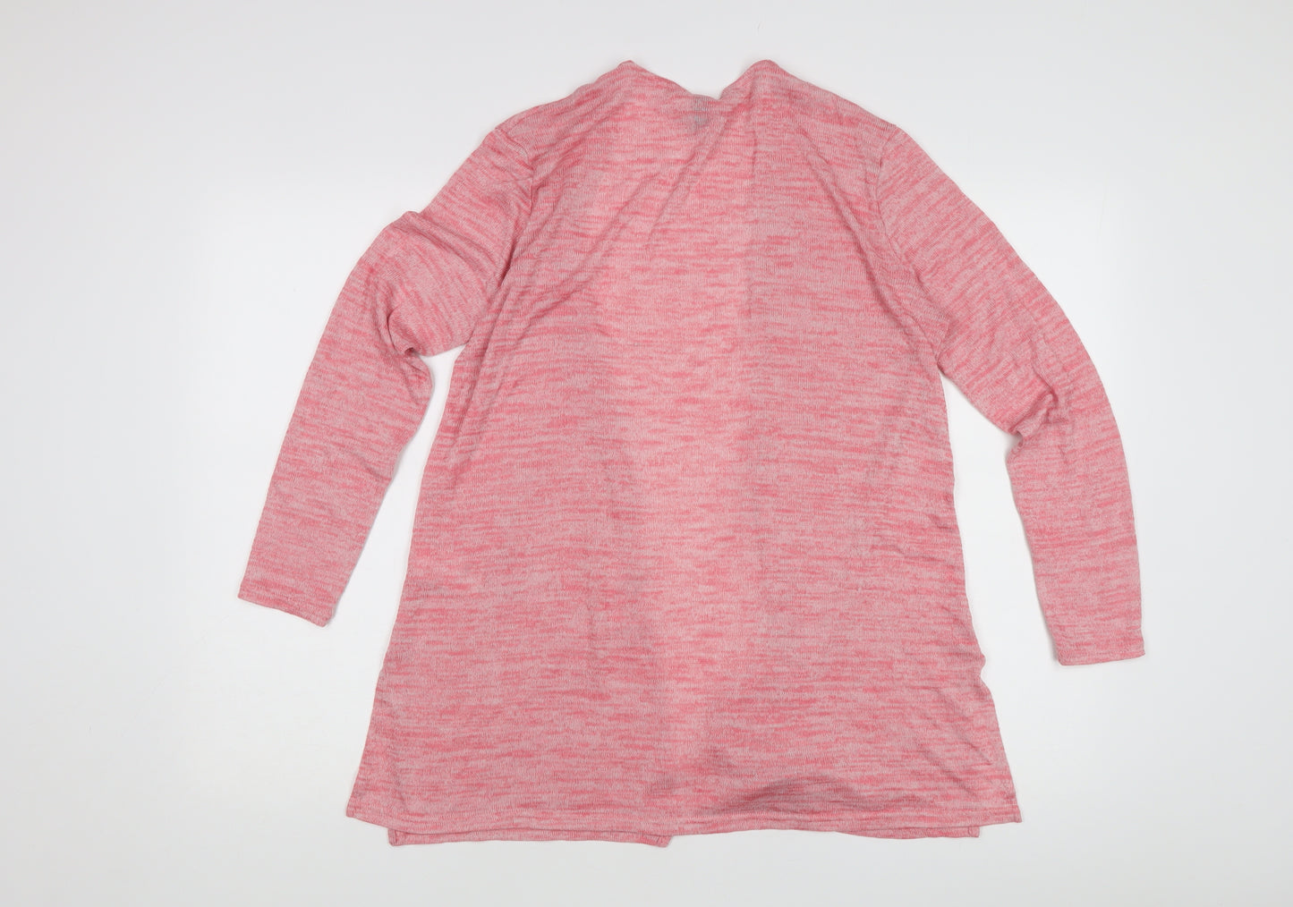 H&M Women's Pink Open Front Cardigan Size 12