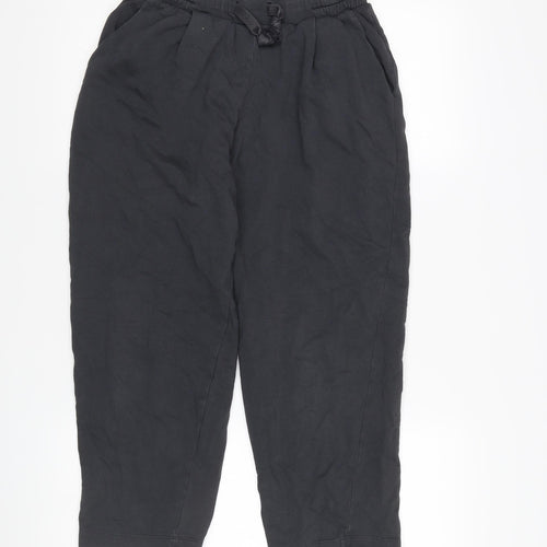 Zara Black Women's Jogger Trousers, Size S, Casual Wear