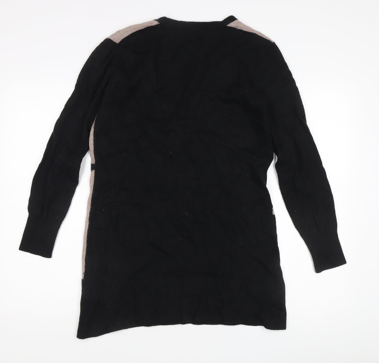Marks and Spencer Women's Black Geometric Cardigan Size 14