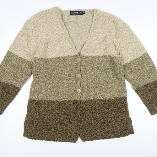 Paramour Women's Multicoloured V-Neck Cardigan M